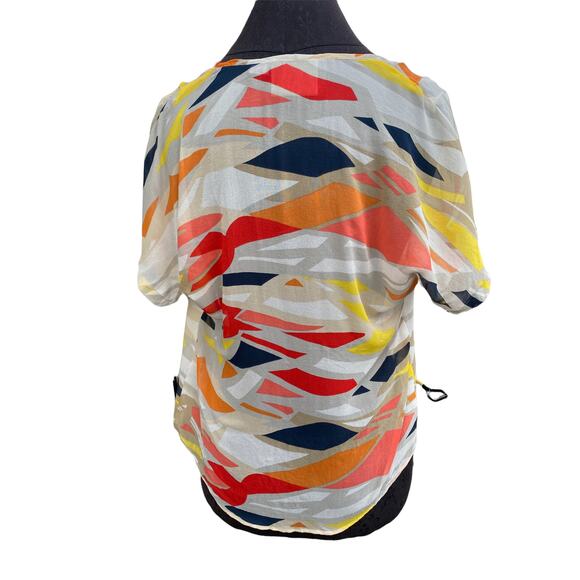 Maeve 100% silk sheer blouse top anthropologie - Picture 3 of 5
